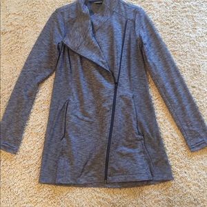 Athleta long gray jacket